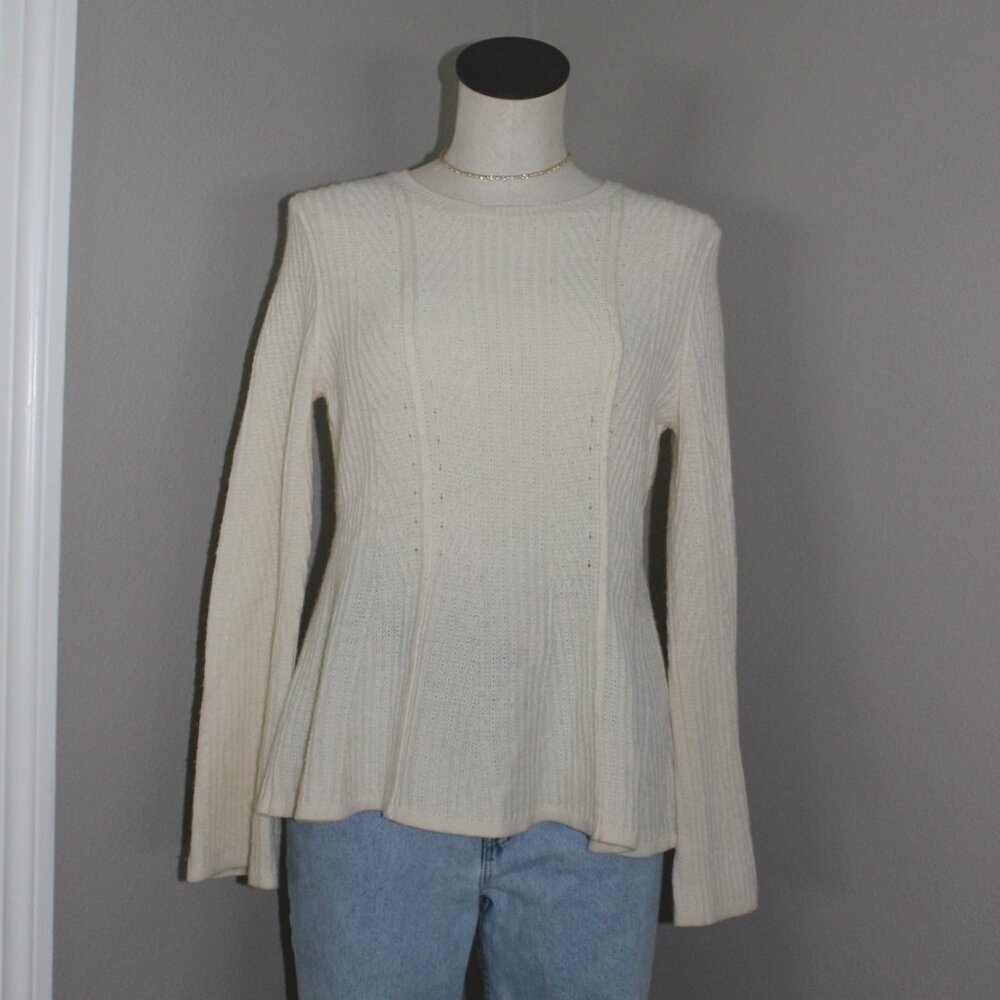 Ann Taylor Wool Long Sleeve Sweater